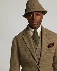 Checked Wool Tweed Sport Coat