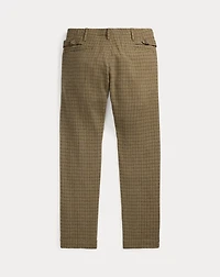 Checked Wool Tweed Officer’s Pant