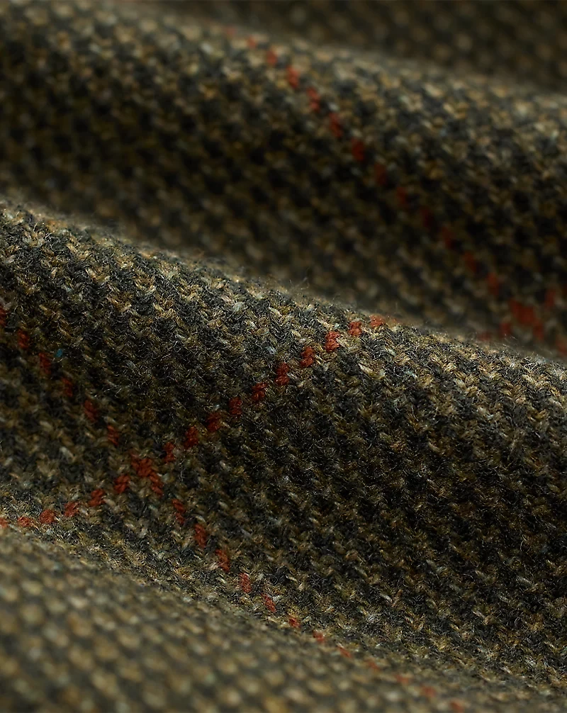 Windowpane Wool Tweed Officer’s Pant