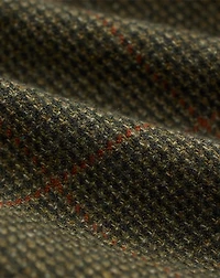 Windowpane Wool Tweed Officer’s Pant