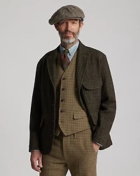 Unconstructed Wool Twill Sport Coat