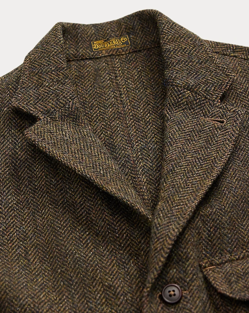 Unconstructed Wool Twill Sport Coat