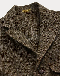 Unconstructed Wool Twill Sport Coat