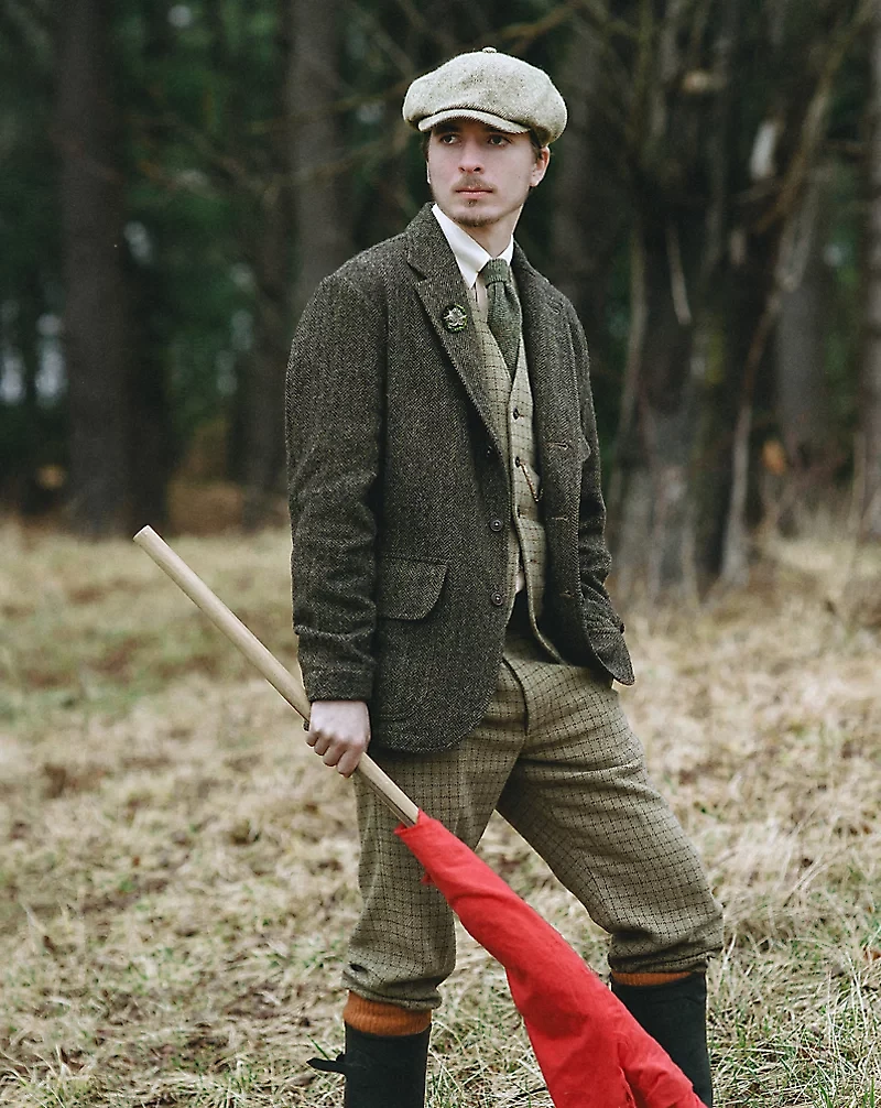 Unconstructed Wool Twill Sport Coat