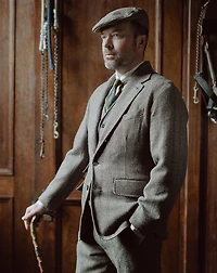 Unconstructed Herringbone Sport Coat