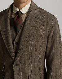 Unconstructed Herringbone Sport Coat
