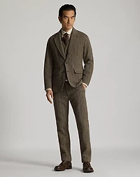 Wool-Cotton Herringbone Vest