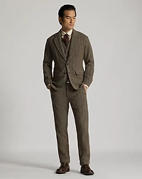 Wool-Cotton Herringbone Officer’s Pant