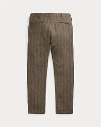 Wool-Cotton Herringbone Officer’s Pant