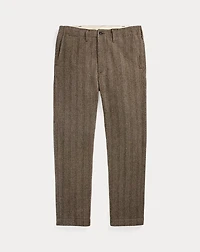Wool-Cotton Herringbone Officer’s Pant