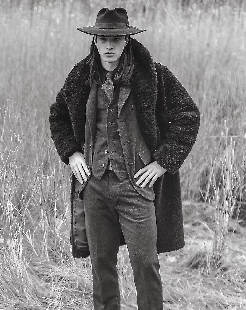 Unconstructed Diamond-Print Sport Coat