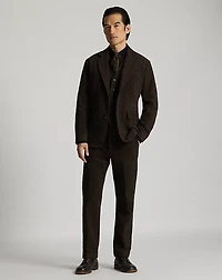 Diamond-Print Moleskin Vest