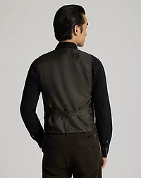 Diamond-Print Moleskin Vest