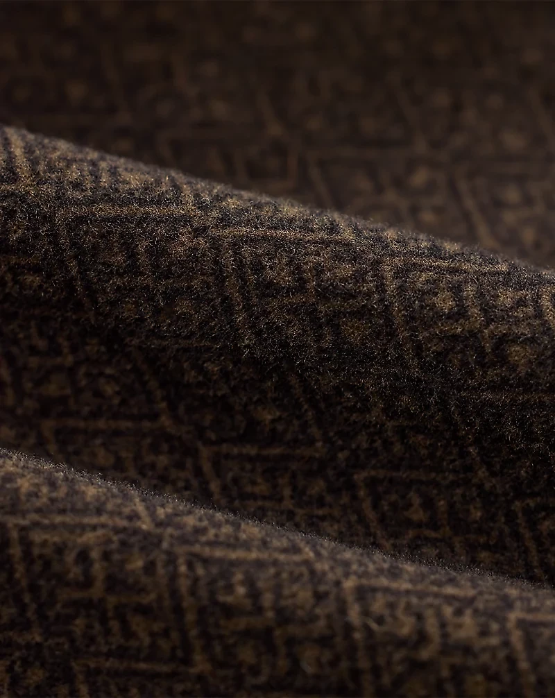 Diamond-Print Moleskin Officer’s Pant