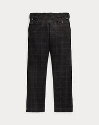 Check-Print Corduroy Officer’s Pant