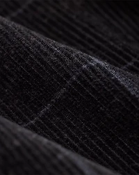 Check-Print Corduroy Officer’s Pant