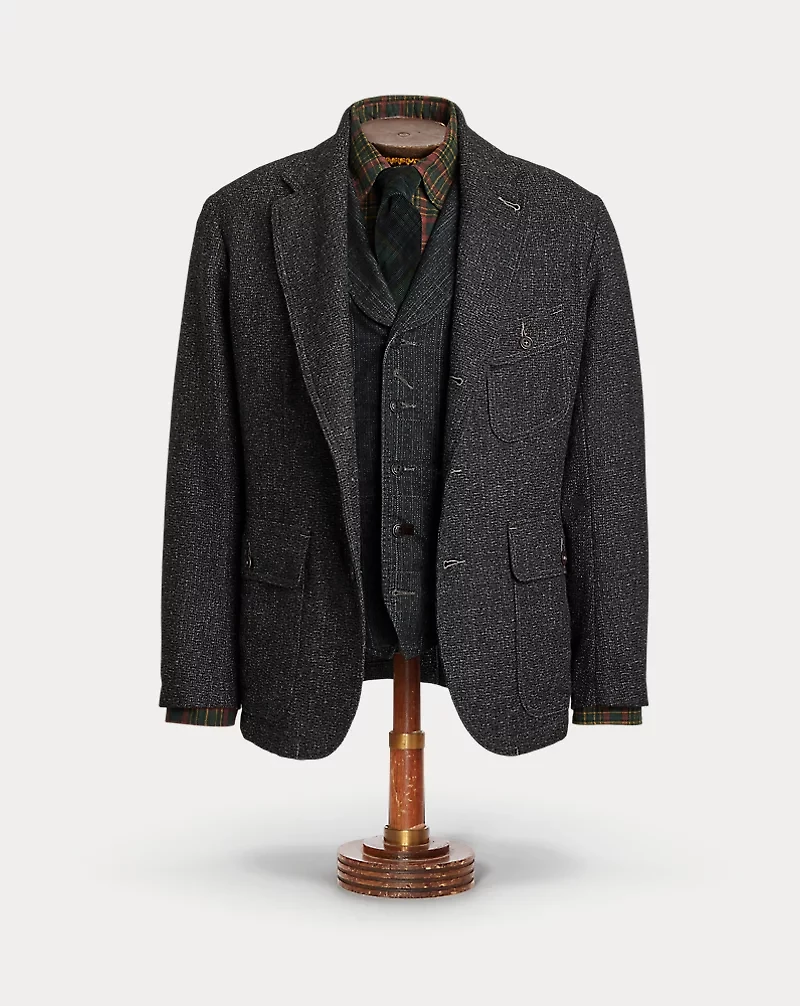 Unconstructed Wool-Cotton Sport Coat