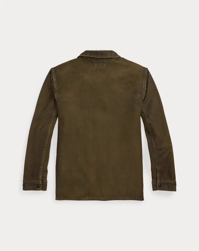 Reverse-Sateen Overshirt