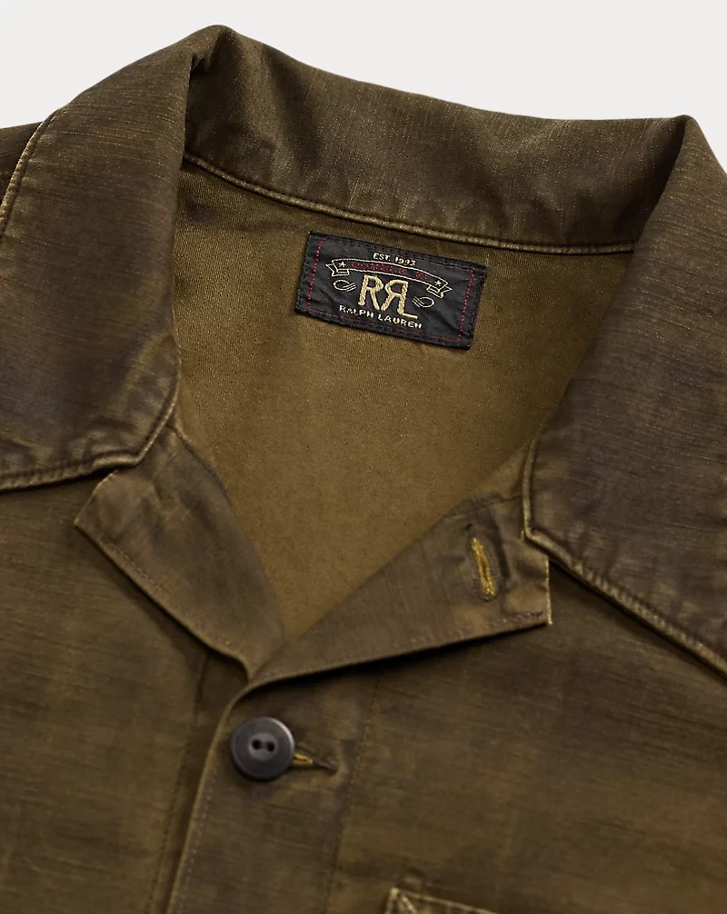 Reverse-Sateen Overshirt