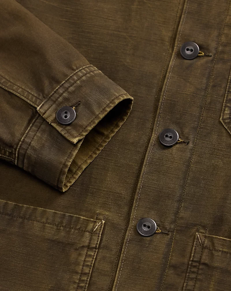 Reverse-Sateen Overshirt