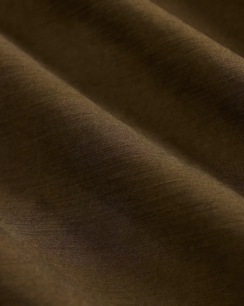 Reverse-Sateen Overshirt