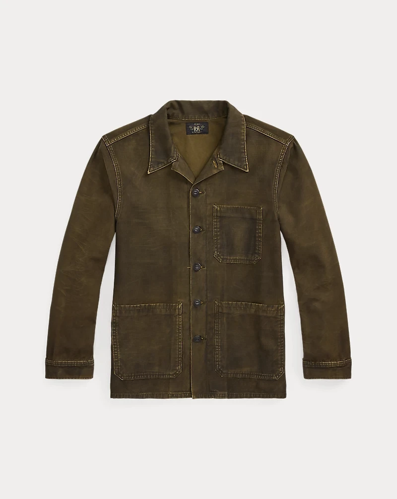 Reverse-Sateen Overshirt