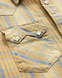 Slim Fit Plaid Western Shirt