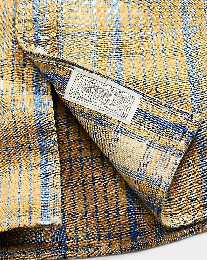 Slim Fit Plaid Western Shirt