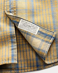 Slim Fit Plaid Western Shirt