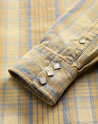 Slim Fit Plaid Western Shirt
