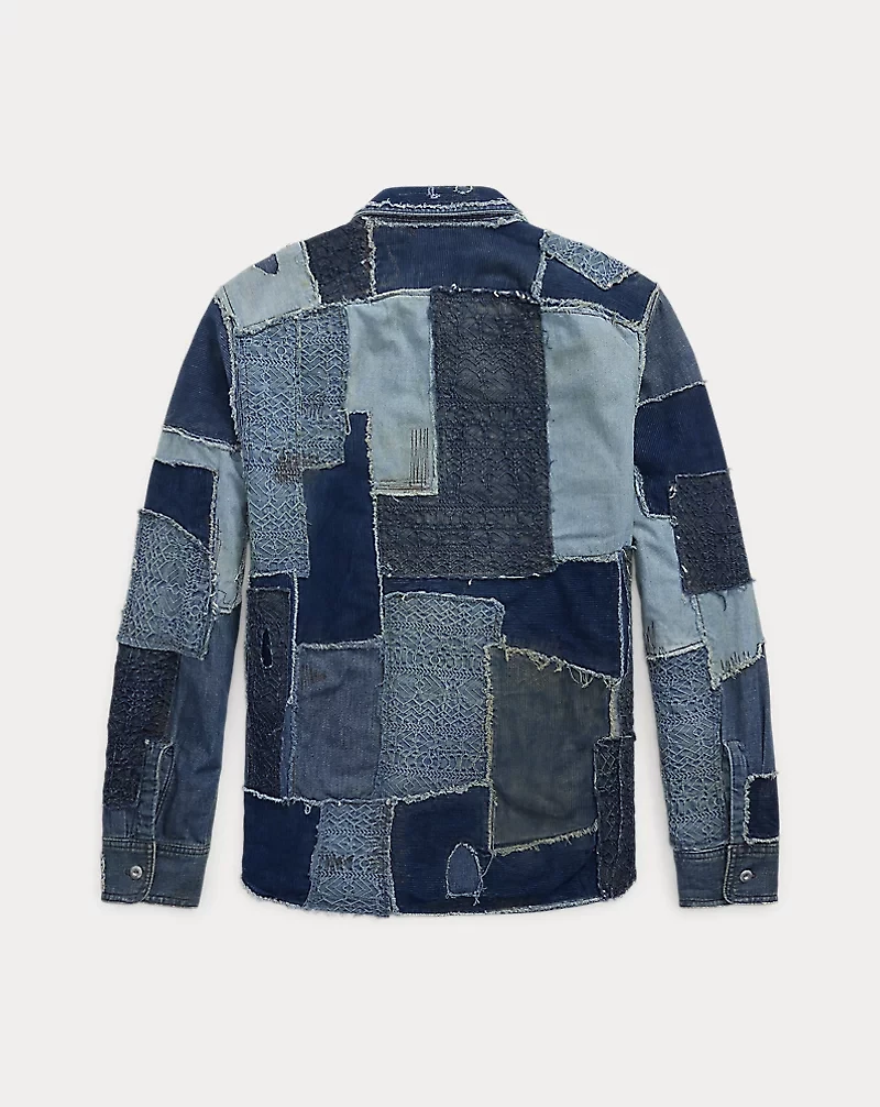 Indigo Denim Patchwork Workshirt