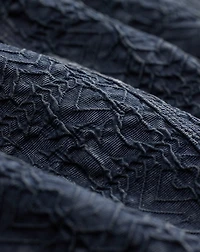 Indigo Jacquard Deck Overshirt