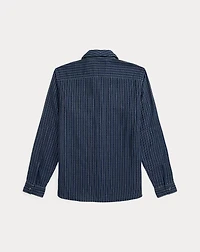 Indigo Striped Double-Faced Workshirt