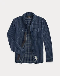 Indigo Striped Double-Faced Workshirt