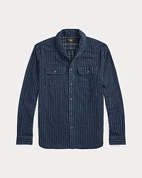 Indigo Striped Double-Faced Workshirt