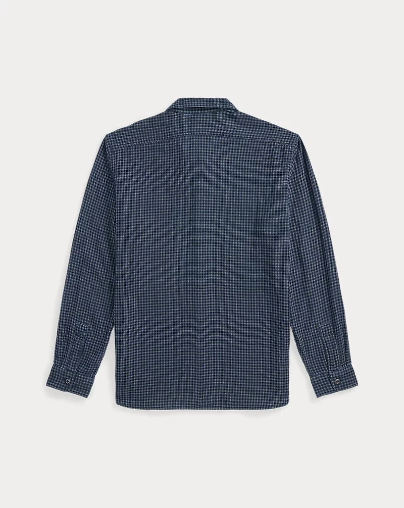 Indigo Checked Double-Faced Workshirt