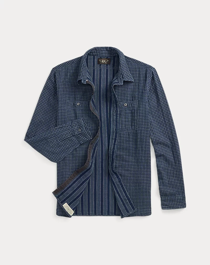 Indigo Checked Double-Faced Workshirt