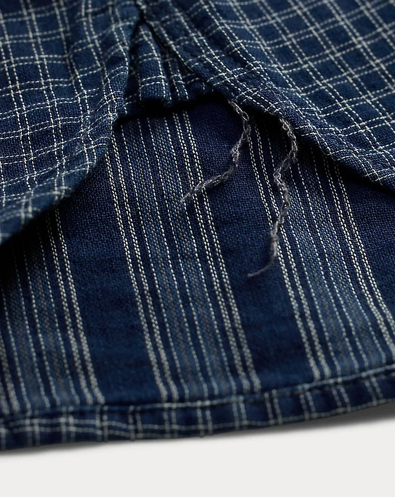 Indigo Checked Double-Faced Workshirt