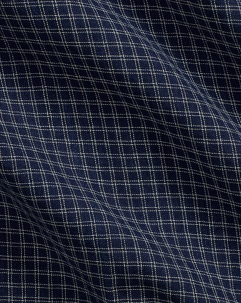 Indigo Checked Double-Faced Workshirt
