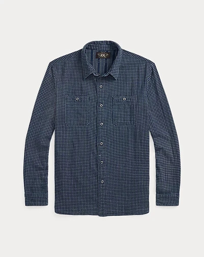 Indigo Checked Double-Faced Workshirt