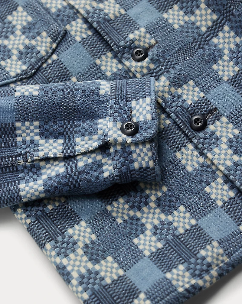 Patterned Jacquard Overshirt