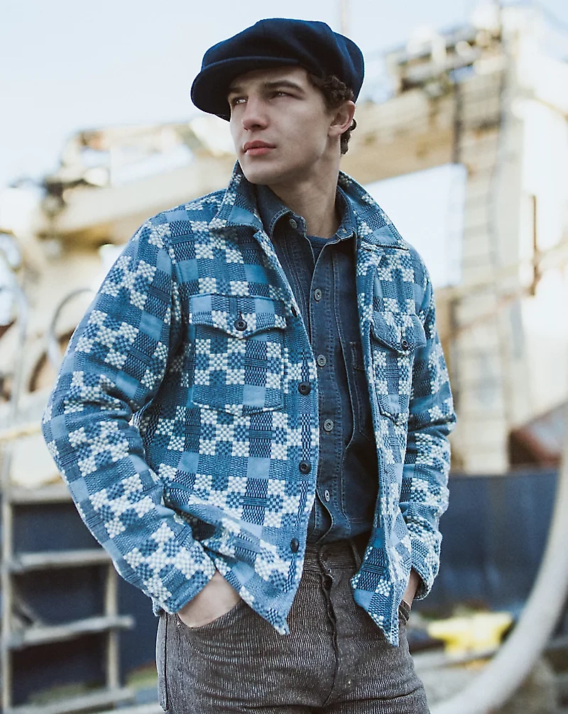 Patterned Jacquard Overshirt