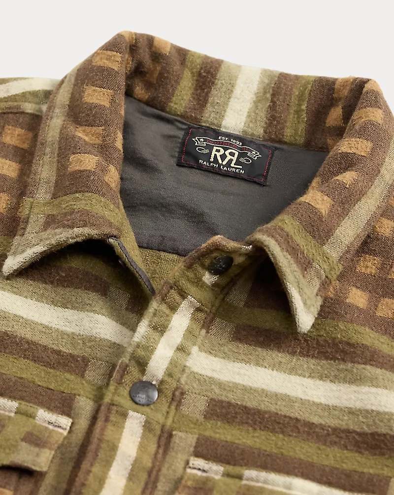 Patterned Jacquard Overshirt