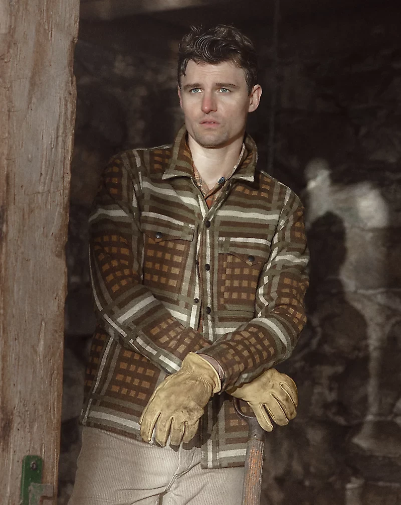 Patterned Jacquard Overshirt