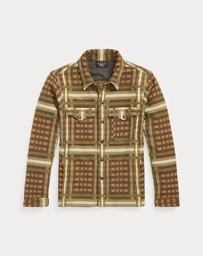 Patterned Jacquard Overshirt