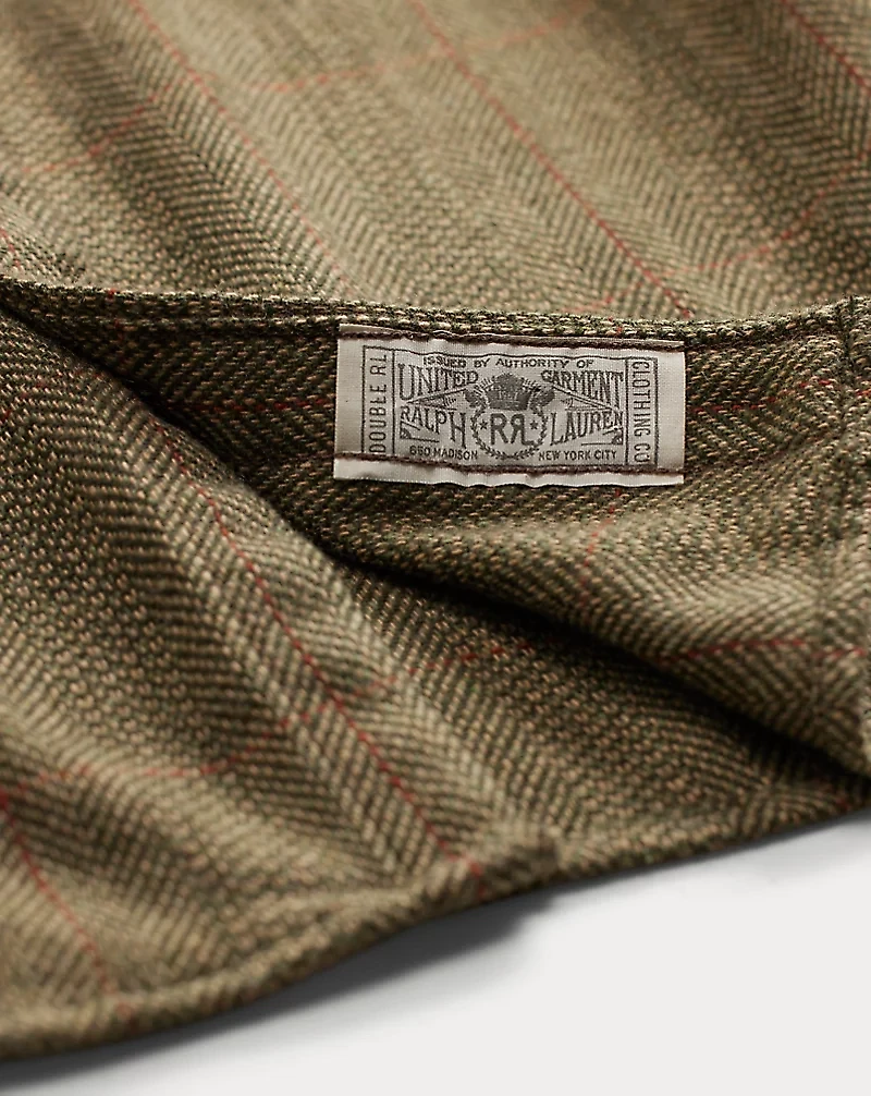 Suede-Patch Herringbone Workshirt