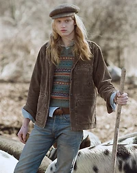 Repaired Corduroy Overshirt