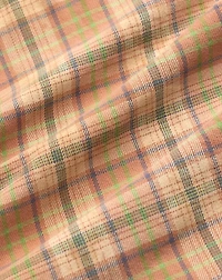 Repaired Plaid Twill Camp Shirt