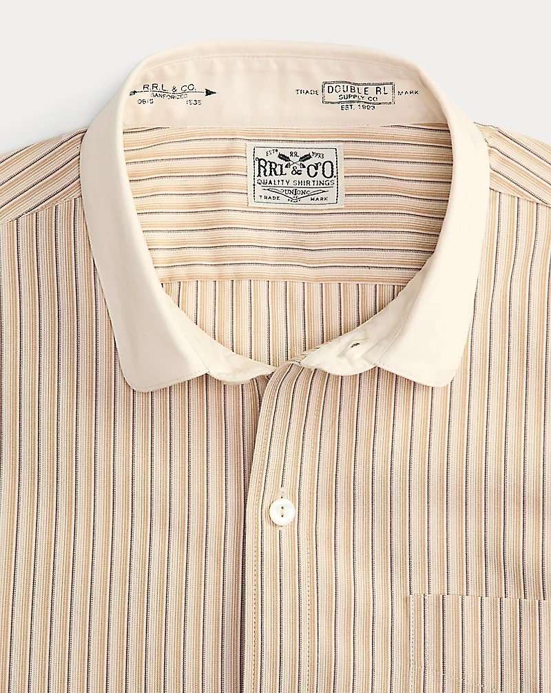 Slim Fit Striped Dobby Shirt