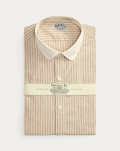 Slim Fit Striped Dobby Shirt